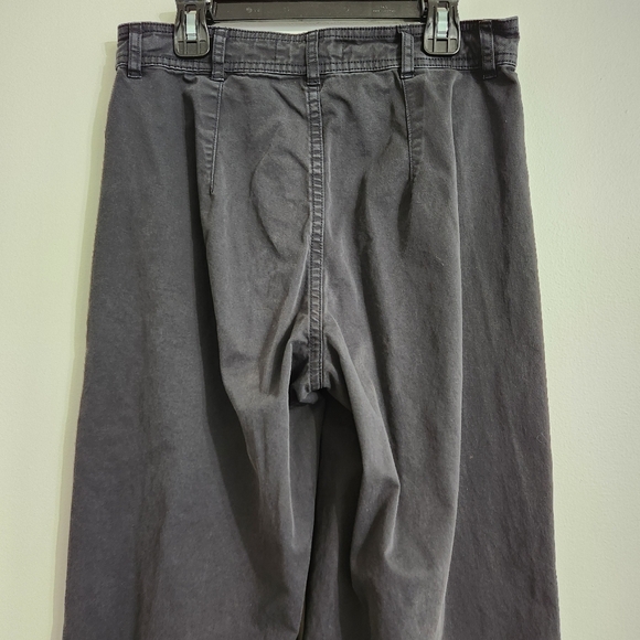 SOLD 🌟 Everlane Black The Lightweight Wide-Leg Crop Chino Pants Size 0 - Picture 9 of 16